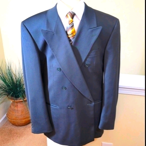 Albert Nipon Double Breasted Suit - Picture 3 of 12